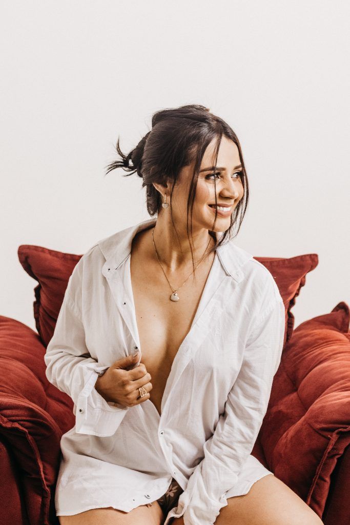 lady smiling